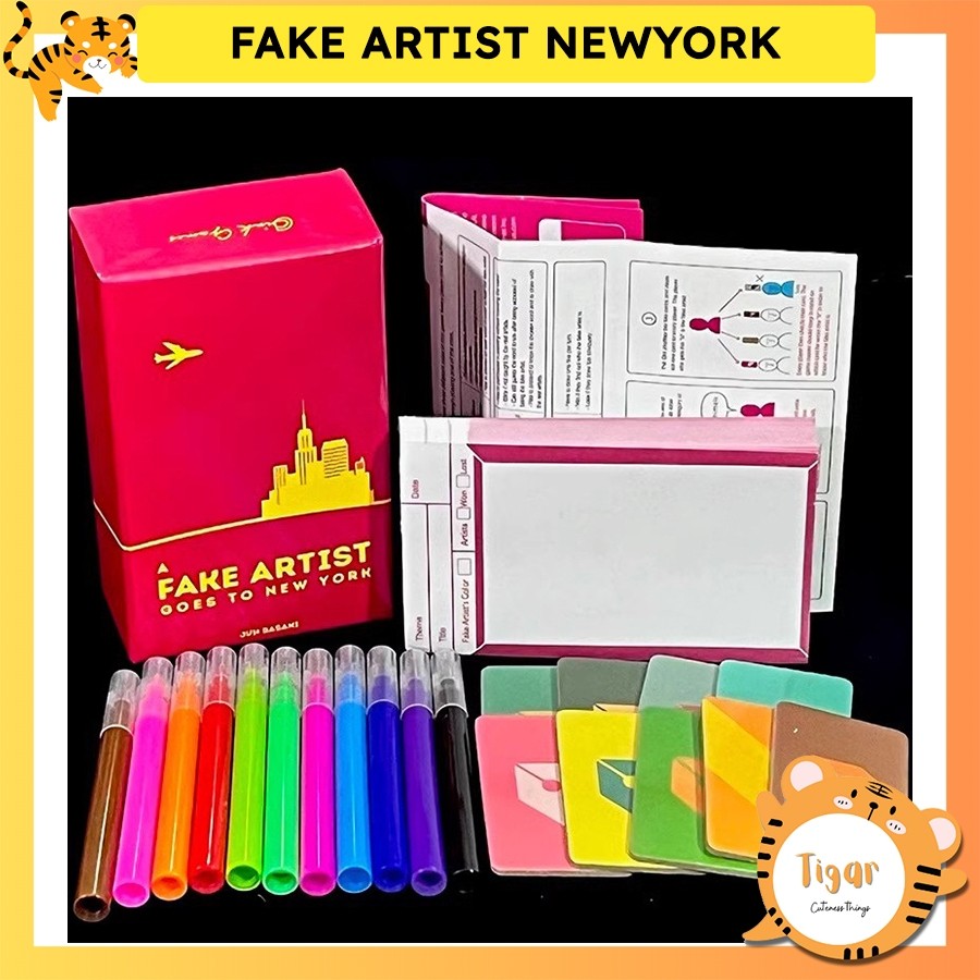 Boardgame FAKE ARTIST GOES TO NEWYORK Trò chơi Giả danh nghệ sỹ Tigar