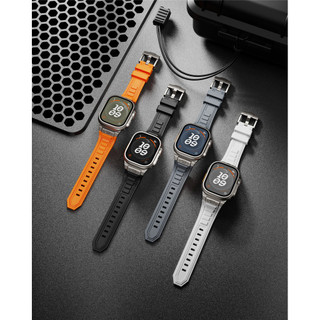 Tactical liquid silicon watch strap For Apple Watch Ultra 42/44/45/46/49MM iwatch Series Ultra/10/9/8/7/6/5/4/3/2/1/SE