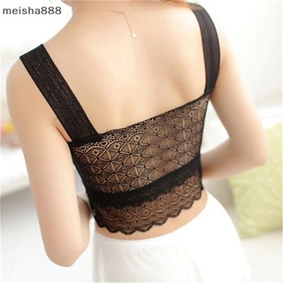 Meisha888 Nữ Gợi Cảm Ren Móc Dây Áo Ngực Miễn Phí Dây Co Giãn Crop Tank Top
 Đẹp