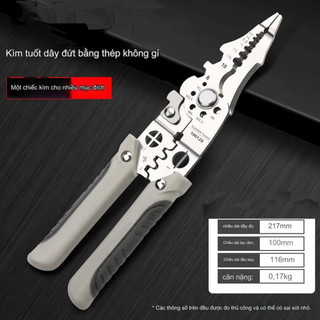 Kìm Cắt Dây Tự Động Có Thể Điều Chỉnh - Kìm Tuốt Đa Chức Năng, Kìm Uốn Dây, Dụng Cụ Cầm Tay