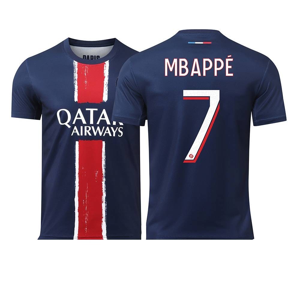 SY3 2024-2025 PSG Mbappe G Ramos O Dembele Jersey Áo thun thể thao bóng đá Trẻ em Người lớn Plus Kích thước YS3