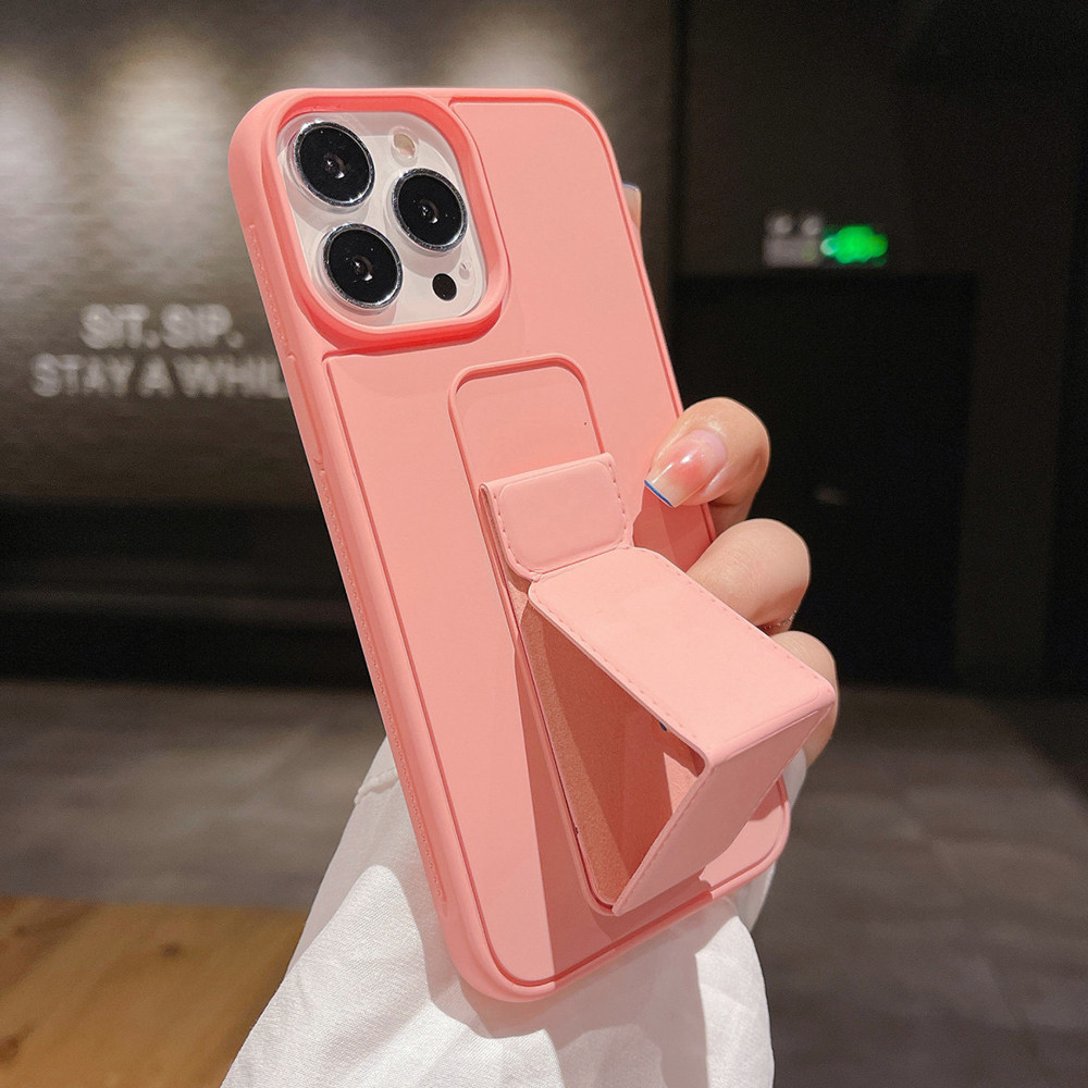 Ốp điện thoại bằng da màu vàng hồng cho iPhone 17 Pro Max 16 Plus 15 14 13 12 11 Pro Max XR IX IX Bảo hiểm toàn diện Vỏ bảo vệ Acrylic chống sốc