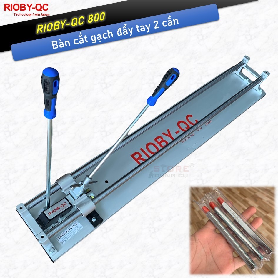 Bàn Cắt Gạch Ryobi QC 800, bàn dài 106cm dùng cắt gạch 80cm, bàn đẩy ...