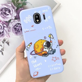 Dành Cho Samsung Galaxy J4 Ốp Lưng 2018 SM-J400F SM-J400G Vỏ Silicon Phi Hành Gia Dễ Thương Mèo Mỏng Vỏ Mềm Cho Samsung J4 2018