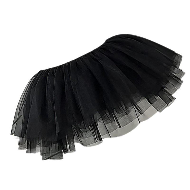 Da Nữ Ngắn Váy Tuyn 1950 6 Lớp 28cm Tutu Xếp Ly Váy Petticoat Crinoline Hoopless Chiều Dài Ngắn Underski