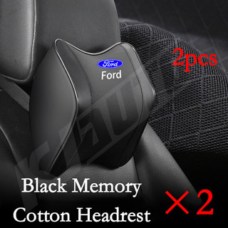 Ford Xe Cổ Tựa Đầu Gối Còn Lại Đầu Nappa Da Đệm Ô Tô Thoáng Khí Thắt Lưng Hỗ Trợ Gối Cho Xe Ford Fiesta Ranger T6 T7 T8 T9 Tập Trung Lãnh thổ Everest Ecosport Ka Focus