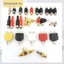 2 Đầu Nối RCA Nam Nữ Jack Cắm M / F 2RCA 3RCA Bộ Chuyển Đổi Cho Camera Quan Sát AV Video Âm Thanh VNK3