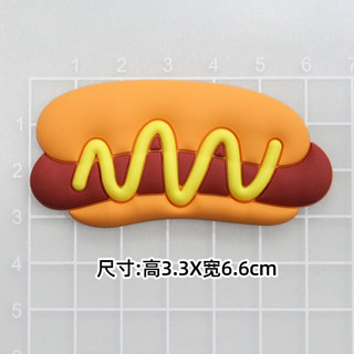 MEOWU Charm dán 3D Chó Lạp Xưởng dễ thương, sticker nổi trang trí đồ dùng học tập laptop, điện thoại