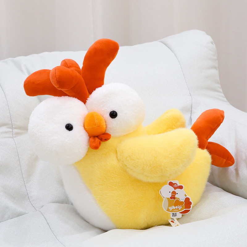 Kawaii Mắt Lớn Gà Sang Trọng Búp Bê Gà Vui Nhộn Đồ Chơi Nhồi Bông Cho Trẻ Em Gà Mềm Mại Sang Trọng Gối Đồ Chơi Sinh Nhật Cho Trẻ Em Trang Trí Nhà Cửa Giáng Sinh