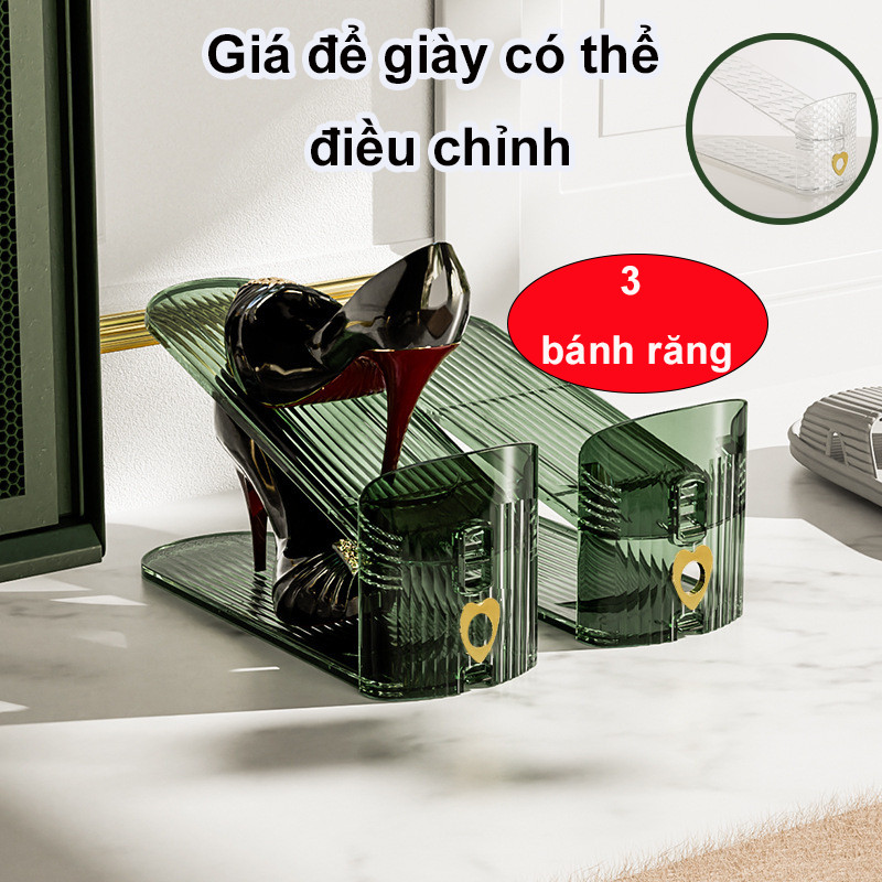 2 Lớp Đế Để Giày Dép Tuỳ Chỉnh Độ Cao，kệ đựng giày，Hiện vật lưu trữ tủ giày，Tiết kiệm không gian và đẹp mắt