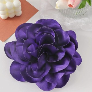 Pin Ve Áo MERIGGIARE, Trâm Hoa Lớn 20CM, Huy Hiệu Satin Pháp