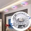 Đèn trần LED DELMER, Đèn ban công pha lê 220V, Đèn chiếu sáng nhiều màu Aisle Flush 3W Hành lang hiện đại Đèn lối đi hành lang