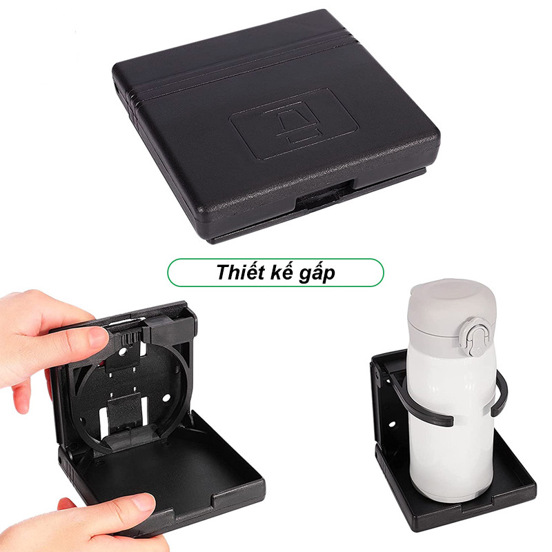 Giá Để Cốc Nước Trên Xe Ô Tô đa năng,Giá Để Chai Nước Uống Trên Ô Tô，Giá đỡ cốc trà cố định có thể gập lại