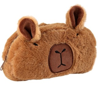 Hộp Bút Capybara Cute 1 Ngăn To Có Sức Chứa Lớn Đựng Bút Tiện Lợi, Họa Tiết Hoạt Hình Dễ Thương