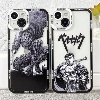 Ốp Lưng Cho Samsung S24 Ultra S23 Plus S22 S21 S20 S23 FE Note 10 Lite 10 Pro 20 J7 Prime A21S A15 A25 A02 A05S M23 Shell Anime Berserk Guts Bảo Vệ Camera Chống Sốc