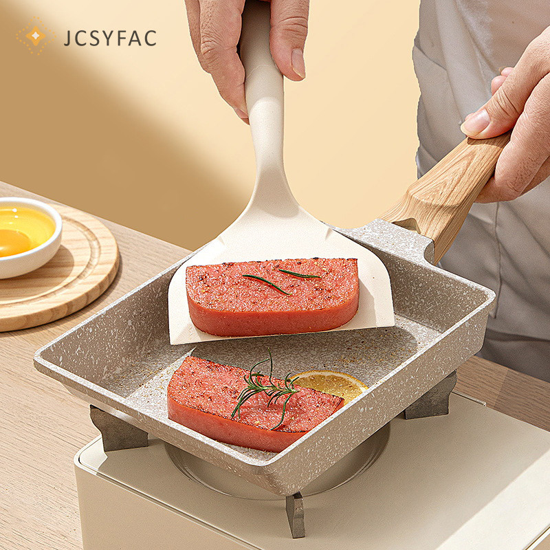 Jcsyfac Silica Gel Thìa Hộ Gia Đình Dụng Cụ Nhà Bếp Chống Dính Xẻng Nấu Ăn Tích Hợp Silicon Đồ Dùng Nhà Bếp Tay Cầm Thoải Mái Mới