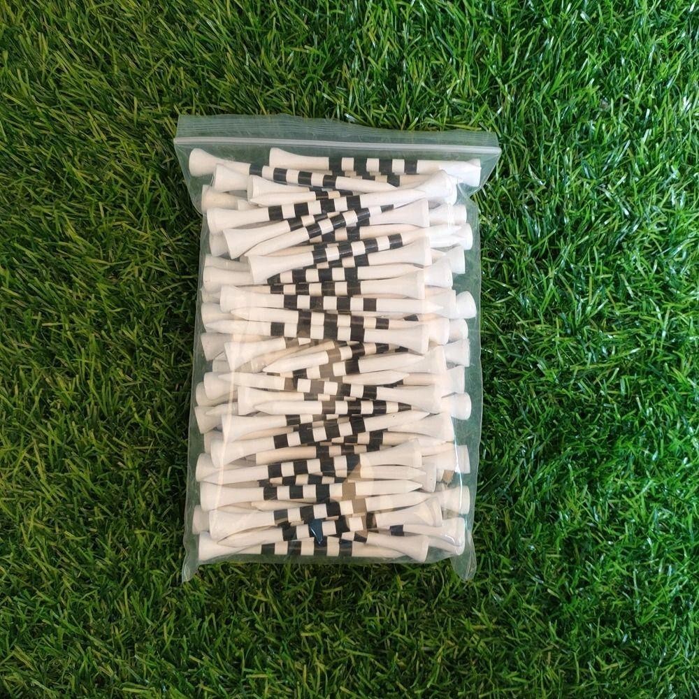DELMER 20 Cái Bộ Tee Golf, với Sọc Bền Bóng Golf Giá Đỡ, Sọc Nhiều Màu Sắc Nhựa 70 / 83mm Luyện Tập Golf Tee Tập Golf
