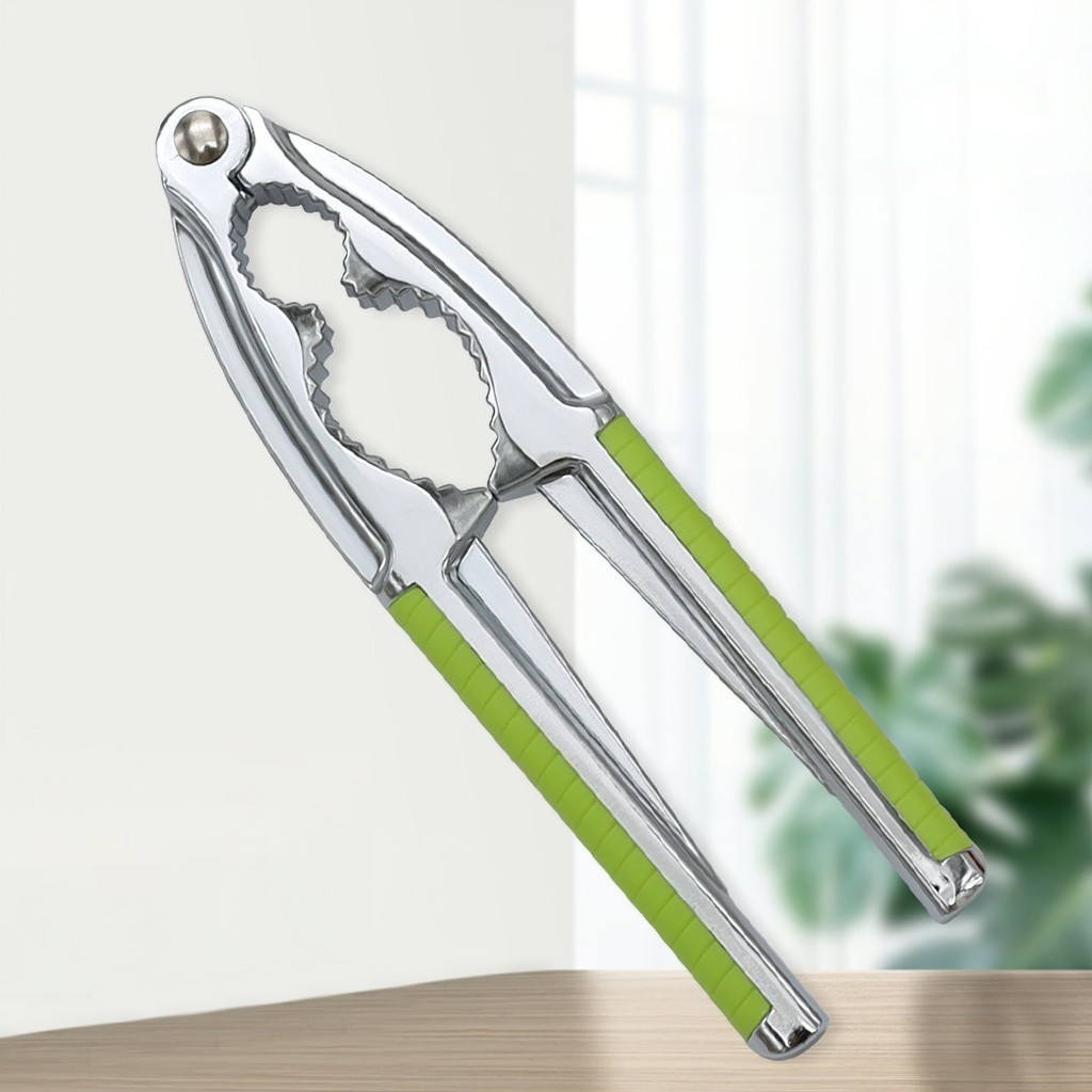 dụng cụ Kẹp càng cua, hạt óc chó bằng inox cao cấp tay cầm bọc silicon