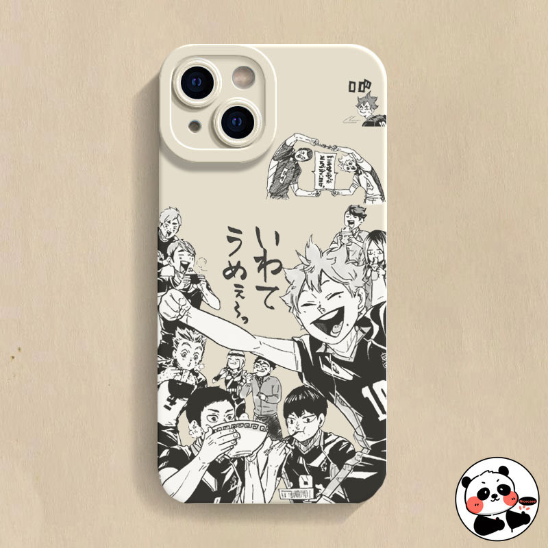 Vỏ Haikyu Cho OPPO A97 A17 A17K A16K A16E A35 A15 A15S A53 2020 A53s A91 A12 A12E A7 A5S AX5 A3S F11 F9 Pro F7 Vỏ Điện Thoại Mềm Hoạt Hình Dễ Thương Anime Shoyo Hinata Kageyama