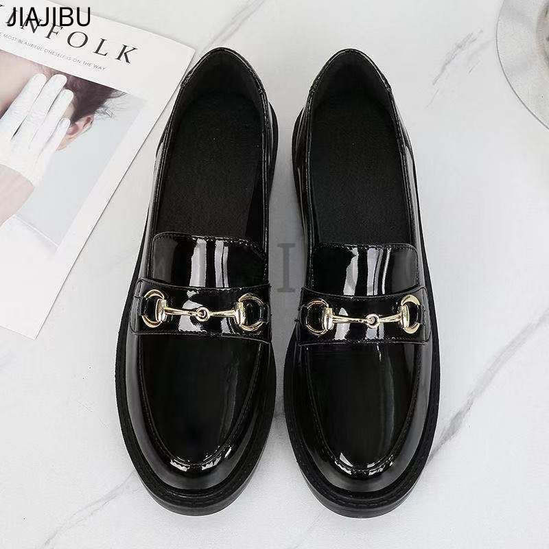 Size 34-46 Giày Da Đế Dày Đế Dày Phong Cách Anh Quốc Giày Nữ Cỡ Lớn 45 Giày Da Sáng Chế Đầu Tròn Chống Trượt 44 Korean Fashion Platform Mary Jane Shoes 43 Giày Đi Học Màu Đen Nhật Bản 42 Retro Casual Lolita Doll Shoes Giày Lười Cosplay Giày Khiêu Vũ