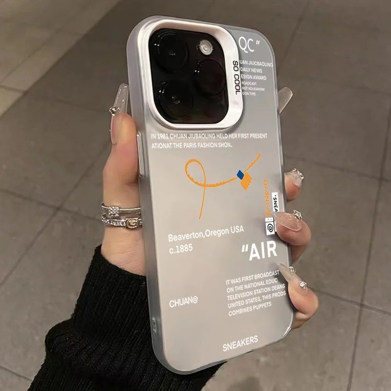 Vỏ Tương Thích Cho Samsung Galaxy A24 A04 A14 A34 A15 A35 A55 A05 A05S A50 A30S A04E A54 A03 A12 A13 A23 A53 A73 A52 A04S Thương Hiệu Hợp Thời Trang Sneaker Air IMD Luxury Matte Bìa Cứng