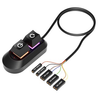 MIS Máy Tính Chuyển Đổi Nguồn Bên Ngoài Nút Nguồn PC Bo Mạch Chủ Nút Nguồn Cho Chỉ Báo Ổ Cứng