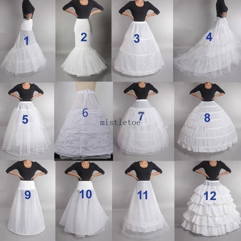 Mis Petticoat Crinoline Slips Phụ Kiện Cưới Vòng Váy 50 Vintage Puffy Dưới Váy Chữ A Ruffle Lớp Nàng Tiên Cá