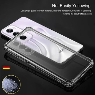 Ốp điện thoại silicon TPU cho OPPO Reno 12 12F 11 11F 10 9 8 7 SE 6 Pro + Pro Plus Lite 8T 8Z 7Z 6Z 4G 5G 10X Zoom A3 Pro A60 Ốp điện thoại mềm chống sốc trong suốt