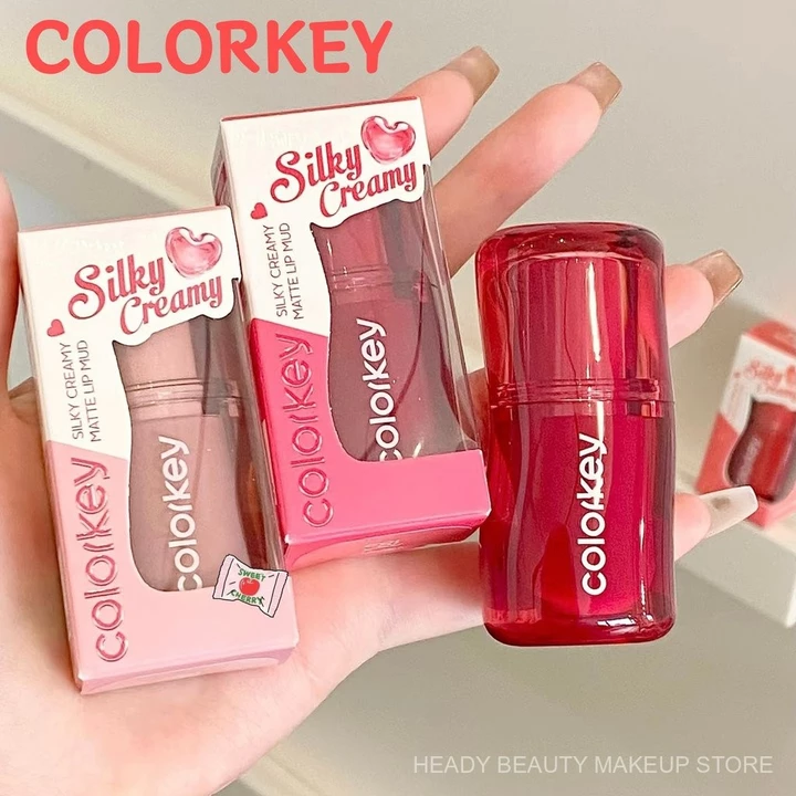 Rắn năm mới colorkey kelaqi Pinch môi bùn sơn mài son môi nữ nhung mờ mờ trắng môi sơn mài o7ks