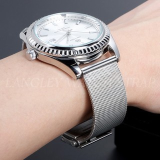 Dây đeo đồng hồ Milanese Loop Dây đeo đồng hồ lưới Độ dày 0,4mm cho DW cho Daniel Wellington Dây thép không gỉ cổ điển không gỉ 18mm 20mm 22mm Vòng đeo tay nam nữ