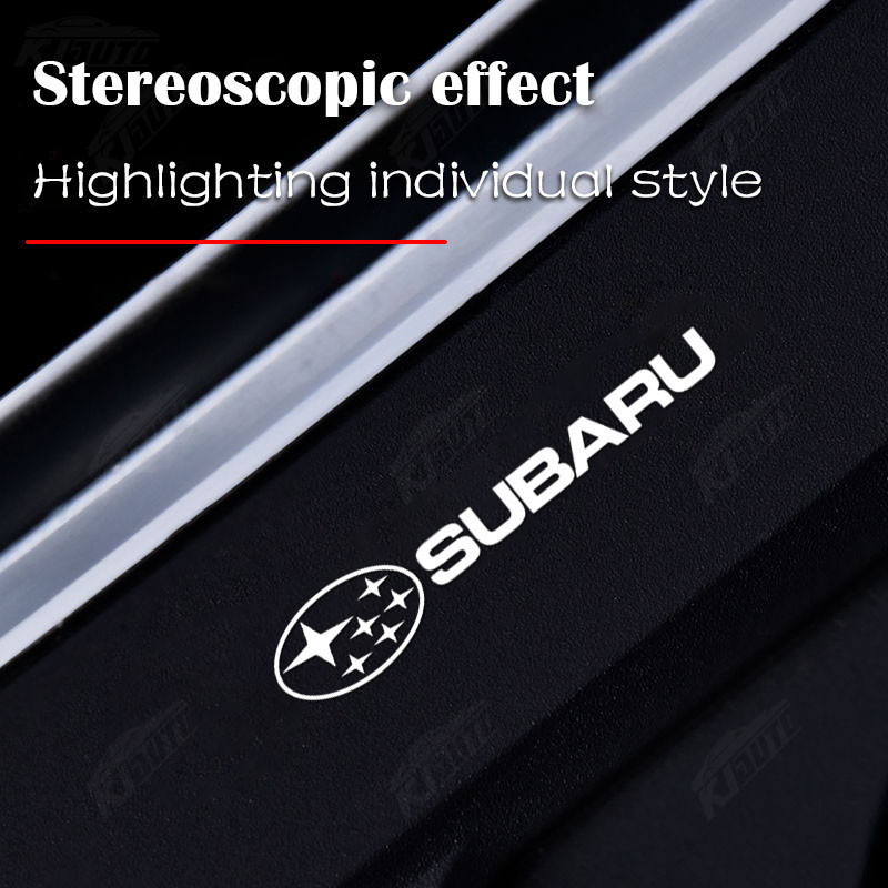 4 Subaru Kim Loại Xe Logo Dán Đẹp Sửa Đổi Huy Hiệu Trang Trí Ô Tô Phụ Kiện Cho BRZ Forester Legacy Outback WRX WRX STI Impreza XV
