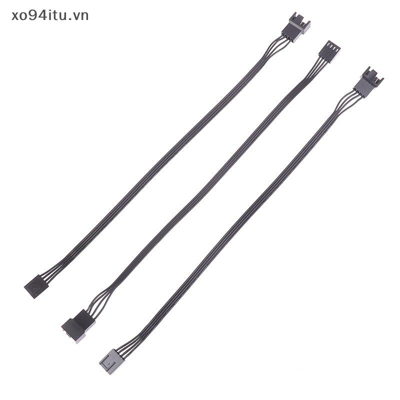 Xoitu 5 CÁI 4Pin CPU Quạt Dây Kết Nối Adapter Quạt Máy Tính Nối Dài Cáp Nguồn Phụ Kiện Thay Thế 24AWG VN