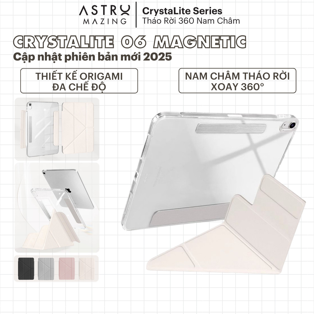 Mô tả Bao da iPad CrystaLite AstroMazing - Case cho iPad Pro Air 4 5 6 Pro 11 - 1