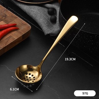 ( nặng dày nên mua )  Muôi Nhỏ Và Chao Inox 304  Đẳng Cấp Nhà Hàng Sang Trọng Gia Đình