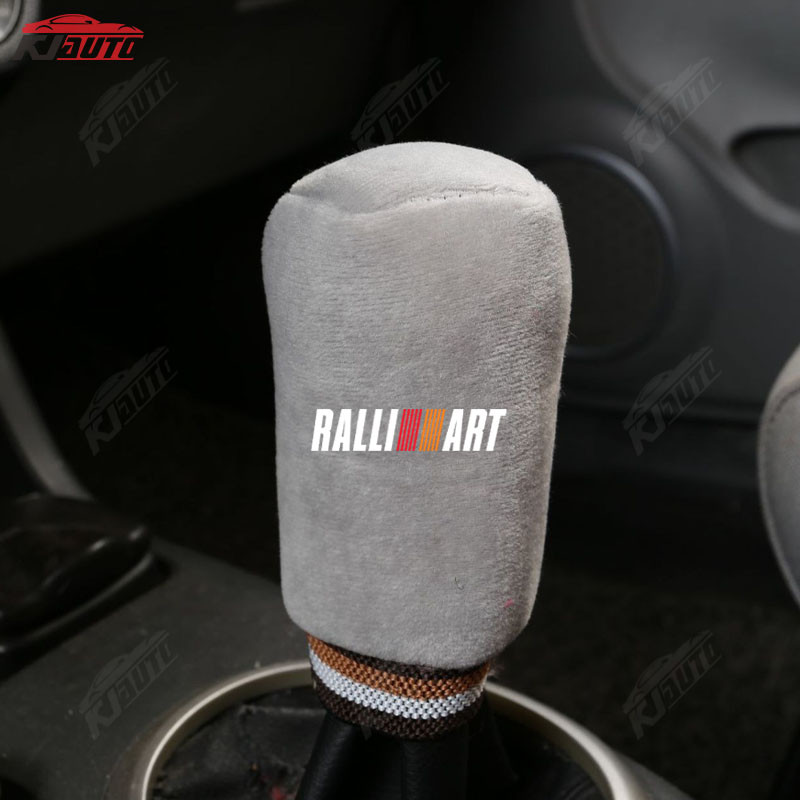 Mitsubishi Ralliart Phanh Tay Bánh Răng Dịch Chuyển Bao Bánh Răng Đòn Bẩy Bảo Vệ Bao Da Tự Động Truyền Bằng Tay Phụ Kiện Ô Tô Mềm Mại Và Thoải Mái