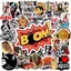 Hộp 50 Sticker Hình BĂNG NHẠC ROCK BAND – Decal Trang Trí Xe - Điện Thoại - Nón Bảo Hiểm Chống Nước - NSX Gì Cũng In