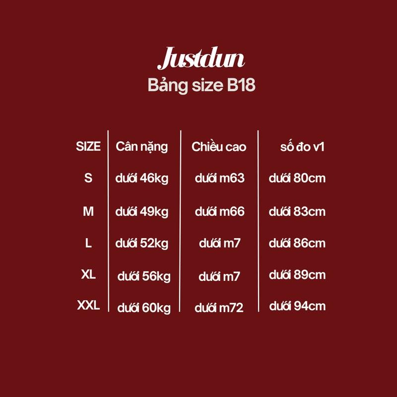 Áo thun ôm body cotton lông mịn co giãn Justdun B18