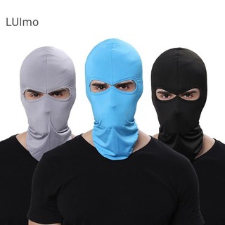 Luimo 2 Lỗ Balaclava Xe Máy Khẩu Trang Moto Mũ Bảo Hiểm Hood Trượt Tuyết Cổ Full Mặt nạ Chống Gió Mặt nạ Biker Nam SBS