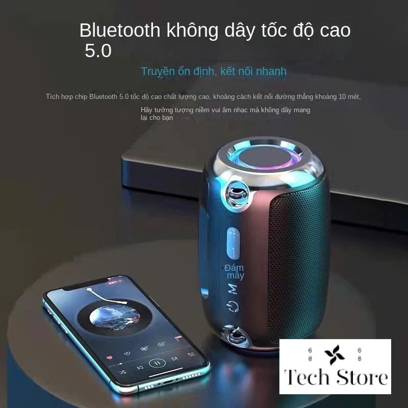 𝐓𝐞𝐜𝐡 𝐒𝐭𝐨𝐫𝐞 Loa Bluetooth không dây TSN-1 có hiệu ứng âm thanh Hifi âm thanh nổi, dung lượng lớn và tuổi thọ pin dài