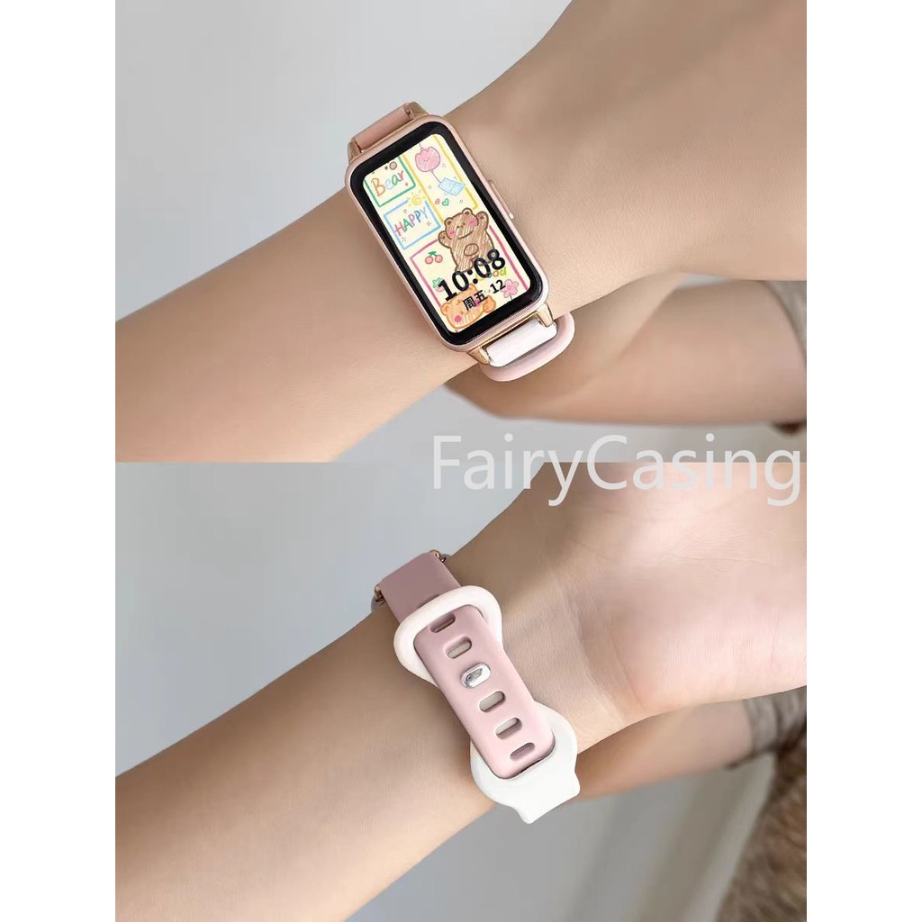 Dây đeo silicon mỏng cho Huawei Band 11 Pro 10 8 9 7 6 Vòng đeo tay mềm Vòng đeo tay mềm cho Honor Band 8 9 Phụ kiện
