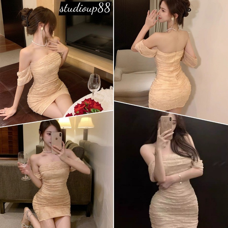 váy Đầm váy nữ body đầm Vintage Phong cách Popular Minimalist Phụ Nữ