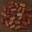 Hạt ngọc giả hình trụ mây gradient phong cách cổ điển, hạt rời DIY thủ công bằng acrylic