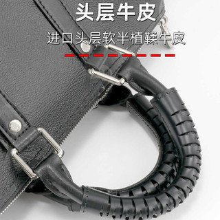Phụ kiện sửa đổi túi phù hợp cho túi Keepall 25/35 Black Warrior, tay cầm da, vỏ bảo vệ, sửa đổi không phá hủy, da thật