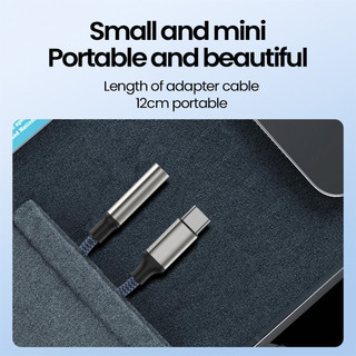 Bộ chuyển đổi cáp âm thanh AUX Elough USB C sang 3,5 mm USB Type C Nam sang giắc cắm 3,5 mm
