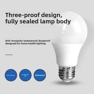 Bóng đèn tròn SMVP LED E27 Bóng đèn sáng tiết kiệm năng lượng Bền và giá cả phải chăng 220V Ánh sáng ấm / trắng 3W5W7W9W12W15W18W