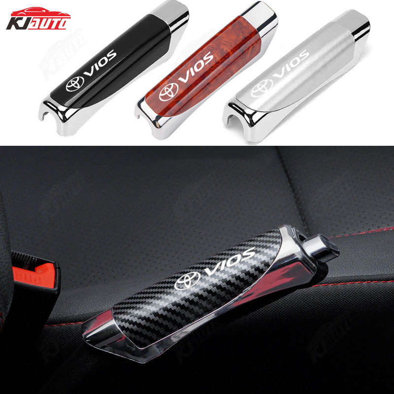 Toyota Vios Xe Phanh Tay Bao Sợi Carbon Trang Trí Phanh Bảo Vệ Phụ Kiện Phanh Thể Thao