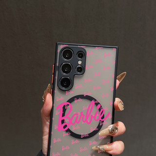 Ốp Lưng Từ Tính Barbie Dễ Thương Cho Samsung S20FE S21 S21FE S21PLUS S22 S22PLUS S22ULTRA S23 S23FE S23PLUS S24PLUS S24ULTRA S25 S25PLUS S25ULTRA S24 S21ULTRA S23ULTRA S20ULTRA CXFG