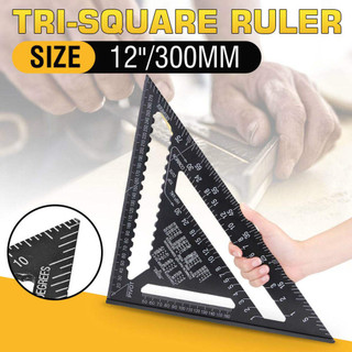 Thước ke góc vuông hợp kim nhôm 30cm – Thước đo tam giác chính xác
