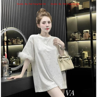 Áo Thun Đá Lông Ống Tay Double - Six Áo Phông Cotton Khô Dày Dặn