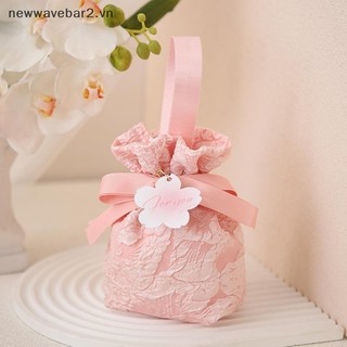 [Mới] 1 Túi đựng đồ cưới di động Túi kẹo Túi vải dây rút Túi kẹo Túi đựng kẹo Túi quà tặng Trang trí Túi ủng hộ bữa tiệc tại nhà.